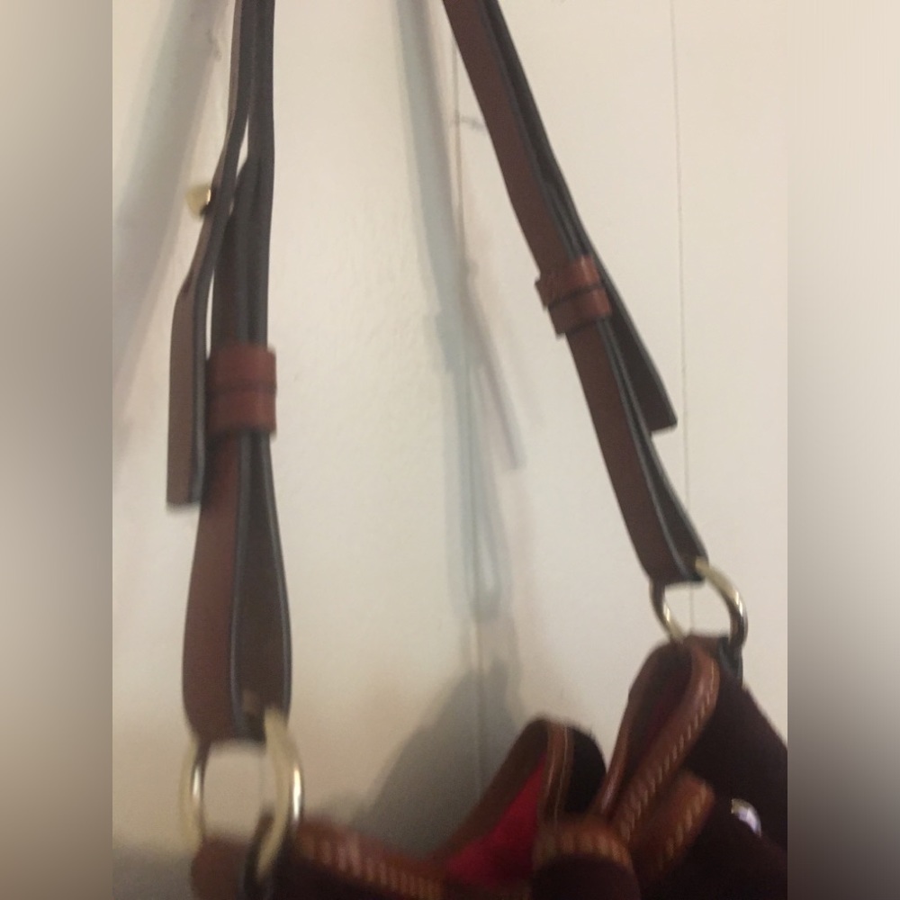 Dooney & Bourke Suede Dynamic Drawstring Crossbod… - image 3